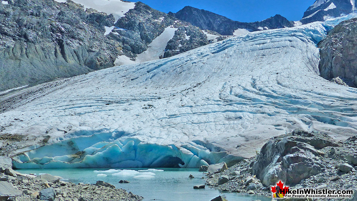 Wedge Glacier from Across Wedgemount Lake